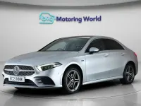 Used Mercedes A250 AMG line 259 HP (190 kW) 2021 Silver Sedan