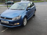 Begagnad VW Polo SE 2015 Blå Halvkombi