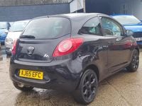 Used Ford Ka Zetec 68 HP (50 kW) 2016 Black Hatchback