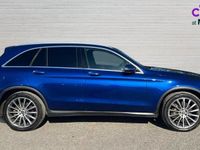 Used Mercedes GLC220 AMG line 170 HP (125 kW) 2017 Blue SUV