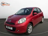 Used Nissan Micra Acenta 80 HP (58 kW) 2012 Red Hatchback