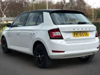 Used Skoda Fabia Colour Edition 58 HP (42 kW) 2020 Candy white black magic pearl effect Hatchback