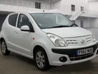 Used Nissan Pixo N-TEC 68 HP (50 kW) 2012 White Hatchback