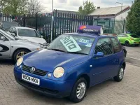 Used VW Lupo S 75 HP (55 kW) 2004 Blue Hatchback
