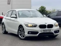 Used BMW 118 Sport Line 2019 White Hatchback