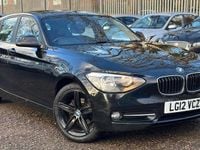 Used BMW 116 Sport Line 2012 Black Hatchback