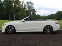 Used Mercedes E220 AMG line 194 HP (142 kW) 2018 White Cabriolet