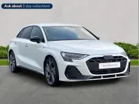 Used Audi A3 Black Edition 147 HP (108 kW) 2025 White Hatchback