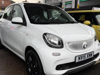 Used Smart ForFour Prime 71 HP (52 kW) 2015 White Hatchback