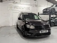 Used VW Caddy Black Edition 102 HP (75 kW) 2017 Black MPV