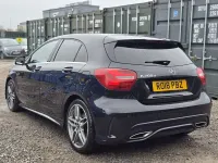 Używany Mercedes A200 AMG line 2018 Czarny Hatchback