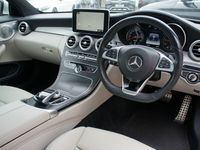 used Mercedes C250 C-Class 2017 (66) MERCEDES BENZAMG PREMIUM PLUS COUPE DIESEL AUTO SILVER