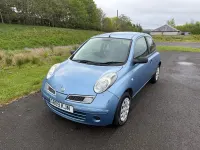 Used Nissan Micra Visia 2009 Blue Hatchback