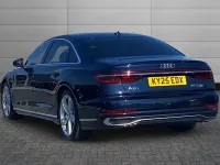 Used Audi A8 S-Line 456 HP (335 kW) 2025 Firmament blue Sedan