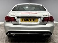 Used Mercedes E220 AMG line 177 HP (130 kW) 2016 Silver Coupe