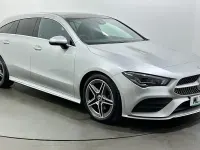 Used Mercedes CLA180 AMG line 136 HP (100 kW) 2021 Silver Coupe
