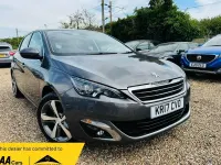 Used Peugeot 308 Allure 130 HP (95 kW) 2017 Grey Hatchback