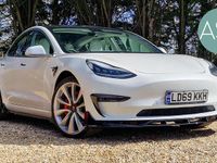 Used Tesla Model 3 Performance 461 kW (627 HP) 2019 White Sedan