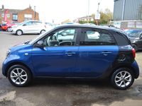 Used Smart ForFour Passion 90 HP (66 kW) 2015 Blue Hatchback