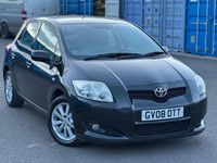 Used Toyota Auris 124 HP (91 kW) 2008 Black Hatchback