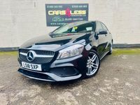 Used Mercedes A160 AMG line 102 HP (75 kW) 2018 Black Hatchback