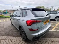 Used Skoda Kamiq Design Edition 85 HP (62 kW) 2026 Smokey silver metallic black magic pearl effect SUV
