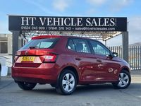 Used Skoda Fabia SE 90 HP (66 kW) 2015 Red Hatchback