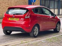 Used Ford Fiesta Zetec 2015 Red Hatchback