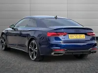 Used Audi A5 Black Edition 265 HP (194 kW) 2022 Navarra blue Coupe