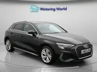 Used Audi A3 Sportback S-Line 204 HP (150 kW) 2022 Black Hatchback
