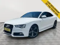 Used Audi A5 Black Edition 177 HP (130 kW) 2013 White Coupe