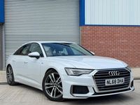 Used Audi A6 S-Line 204 HP (150 kW) 2018 White Sedan