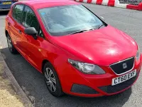 Used Seat Ibiza Ecomotive 75 HP (55 kW) 2010 Red Hatchback