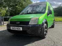 Used Ford Transit Connect 90 HP (66 kW) 2007 Green MPV