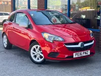 Used Vauxhall Corsa 75 HP (55 kW) 2016 Red Hatchback