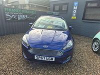 Used Ford Focus Zetec 125 HP (91 kW) 2017 Blue Hatchback