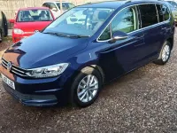 Used VW Touran SEL 150 HP (110 kW) 2017 Blue MPV