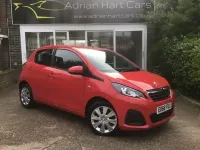 Begagnad Peugeot 108 Active 2018 Röd Halvkombi
