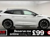 Used Skoda Enyaq iV SportLine 194 kW (265 HP) 2022 White SUV