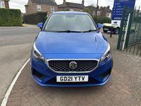 Used MG MG3 Excite 106 HP (77 kW) 2021 Blue Hatchback