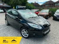 Used Ford Fiesta Zetec 2017 Black Hatchback