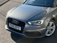 Used Audi A3 S-Line 2015 Grey Hatchback