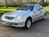 Used Mercedes C200 SE 2003 Silver Coupe