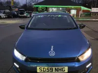Begagnad VW Scirocco 2009 Blå Sportkupé