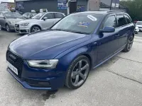 Used Audi A4 Black Edition 170 HP (125 kW) 2015 Blue Estate