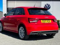 Used Audi A1 S-Line 150 HP (110 kW) 2017 Red Hatchback