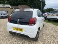 Used Peugeot 108 Roland Garros 82 HP (60 kW) 2017 White Hatchback