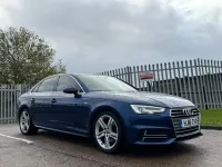 Begagnad Audi A4 S-Line 2016 Blå Sedan