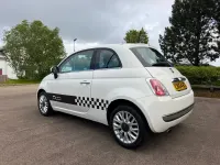 Used Fiat 500 Lounge 69 HP (50 kW) 2014 White Hatchback