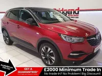 Used Vauxhall Grandland X SRi 130 HP (95 kW) 2019 Red SUV